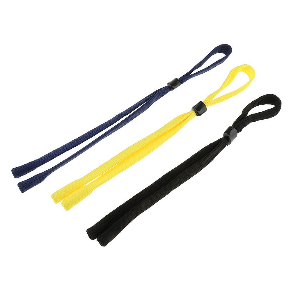 Maxbell 3 Pieces Anti Slip Sports Eyeglass Sun Eye Glasses Holder Strap Sunglass Chain Band 3 Colors 60cm Long - Aladdin Shoppers