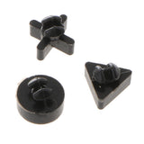 Maxbell 3 Pieces Replacement Switch Buttons Plastic Bottom Pad for PS4 Slim Game Console - Aladdin Shoppers
