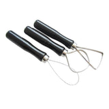 Maxbell 3 Pieces/Set Stainless Steel Wire Loop Wooden Thick Handle Flat Wire Cutter Clay Pottery Sculpting Tool Set - Aladdin Shoppers