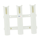 Maxbell 3 Tubes White Fishing Rod Holder Pole Mount Bracket for Marine Fishing Boat