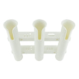 Maxbell 3 Tubes White Fishing Rod Holder Pole Mount Bracket for Marine Fishing Boat - Aladdin Shoppers