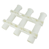 Maxbell 3 Tubes White Fishing Rod Holder Pole Mount Bracket for Marine Fishing Boat - Aladdin Shoppers