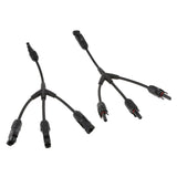 Maxbell 3 Way MC4 Solar Panel Cables Y Splitter M/FFF and F/MMM Parallel 1000V IP67 - Aladdin Shoppers