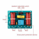 Maxbell 3 Way Speaker Crossover Audio Filter Frequency Divider for Car Home Hi/Mi/Lo - Aladdin Shoppers
