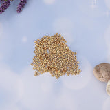 Maxbell 300pcs Doll Clothing Accessories DIY Doll Mini Metal Tiny Buttons Golden - Aladdin Shoppers