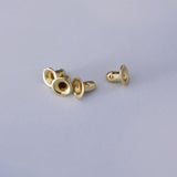 Maxbell 300pcs Doll Clothing Accessories DIY Hand Mini Buttons Mushroom Nails Golden - Aladdin Shoppers