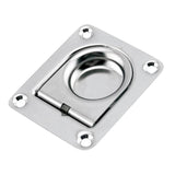 Maxbell 304 Marine Stainless Steel Flush Pull Handle Boat Hatch Lift Ring 66 x 56mm - Aladdin Shoppers