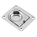 Maxbell 304 Marine Stainless Steel Flush Pull Handle Boat Hatch Lift Ring 66 x 56mm