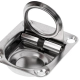 Maxbell 304 Marine Stainless Steel Flush Pull Handle Boat Hatch Lift Ring 66 x 56mm - Aladdin Shoppers