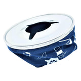 Maxbell 304 Stainless Steel Boat Windproof Bag Ashtray Cigarette Holder Blue - Aladdin Shoppers