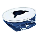 Maxbell 304 Stainless Steel Boat Windproof Bag Ashtray Cigarette Holder Blue - Aladdin Shoppers