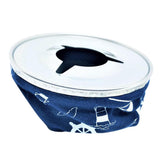 Maxbell 304 Stainless Steel Boat Windproof Bag Ashtray Cigarette Holder Blue - Aladdin Shoppers