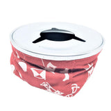 Maxbell 304 Stainless Steel Boat Windproof Bag Ashtray Cigarette Holder Red - Aladdin Shoppers