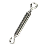 Maxbell 304 Stainless Steel DIN1480 Eye Hook Turnbuckle Wire Rope Cable Tension 8mm - Aladdin Shoppers