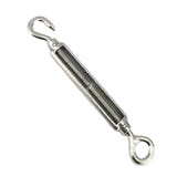 Maxbell 304 Stainless Steel DIN1480 Eye Hook Turnbuckle Wire Rope Cable Tension 8mm - Aladdin Shoppers