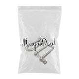 Maxbell 304 Stainless Steel Long D-Shackle Chain Shackle Rigging Fastener 5MM - Aladdin Shoppers