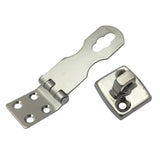 Maxbell 304 Stainless Steel Padlock Hasp Swivel Door Clasp Marine Boat Hardware - Aladdin Shoppers
