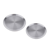 Maxbell 304 Stainless Steel Serving Plate For Containing Beef Meat Fruits Cake 30cm - Aladdin Shoppers