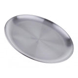 Maxbell 304 Stainless Steel Serving Plate For Containing Beef Meat Fruits Cake 34cm - Aladdin Shoppers