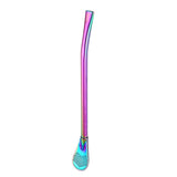 Maxbell 304 Stainless Steel Sucker Stirrer Coffee Drinking Spoon Teaspoon Colorful - Aladdin Shoppers