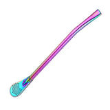 Maxbell 304 Stainless Steel Sucker Stirrer Coffee Drinking Spoon Teaspoon Colorful - Aladdin Shoppers