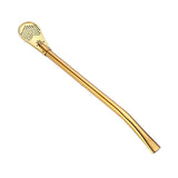 Maxbell 304 Stainless Steel Sucker Stirrer Coffee Drinking Spoon Teaspoon Gold - Aladdin Shoppers