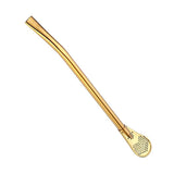 Maxbell 304 Stainless Steel Sucker Stirrer Coffee Drinking Spoon Teaspoon Gold - Aladdin Shoppers