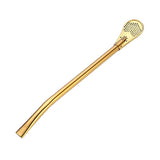 Maxbell 304 Stainless Steel Sucker Stirrer Coffee Drinking Spoon Teaspoon Gold - Aladdin Shoppers