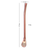 Maxbell 304 Stainless Steel Sucker Stirrer Coffee Drinking Spoon Teaspoon Rose Gold - Aladdin Shoppers