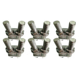 Maxbell 304 Stainless Steel Wire Rope Clip Clamp Saddle Clips U Bolt Fastener 12mm - Aladdin Shoppers