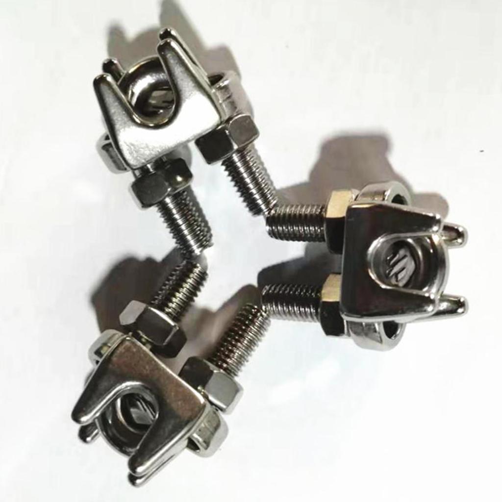 Black Hardware Stainless Steel Simplex Tali Steel Wire Rope Cable Post