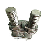 Maxbell 304 Stainless Steel Wire Rope Clip Clamp Saddle Clips U Bolt Fastener 2mm - Aladdin Shoppers