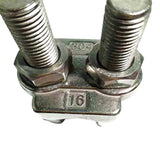 Maxbell 304 Stainless Steel Wire Rope Clip Clamp Saddle Clips U Bolt Fastener 2mm - Aladdin Shoppers
