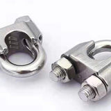 Maxbell 304 Stainless Steel Wire Rope Clip Clamp Saddle Clips U Bolt Fastener - 6mm - Aladdin Shoppers