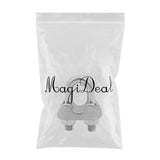 Maxbell 304 Stainless Steel Wire Rope Clip Clamp Saddle Clips U Bolt Fastener - 6mm - Aladdin Shoppers