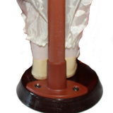 Maxbell 30cm Elegant Porcelain Female Dolls People Figures in Princess Dress Red - Aladdin Shoppers