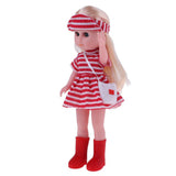Maxbell 30cm Lifelike Vinyl Baby Doll Realistic Reborn Infant Baby Girl in Clothing - Aladdin Shoppers