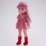 Maxbell 30cm Lifelike Vinyl Baby Doll Realistic Reborn Infant Baby Girl in Clothing - Aladdin Shoppers