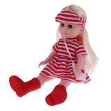 Maxbell 30cm Lifelike Vinyl Baby Doll Realistic Reborn Infant Baby Girl in Clothing - Aladdin Shoppers