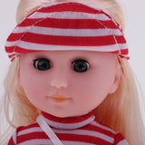 Maxbell 30cm Lifelike Vinyl Baby Doll Realistic Reborn Infant Baby Girl in Clothing - Aladdin Shoppers