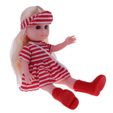 Maxbell 30cm Lifelike Vinyl Baby Doll Realistic Reborn Infant Baby Girl in Clothing - Aladdin Shoppers
