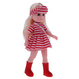 Maxbell 30cm Lifelike Vinyl Baby Doll Realistic Reborn Infant Baby Girl in Clothing - Aladdin Shoppers
