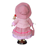 Maxbell 30cm Lovely Porcelain Girl Doll People Figure with Pink Clothes Hat Set Gift - Aladdin Shoppers