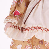 Maxbell 30cm Lovely Porcelain Girl Doll People Figure with Yellow Clothes Set Gift - Aladdin Shoppers