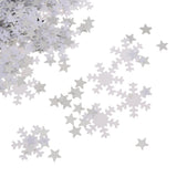 Maxbell 30g Christmas Snowflake & Star Shaped Table Confetti Throwing Xmas Tabletop Decoration - Aladdin Shoppers