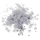 Maxbell 30g Christmas Snowflake & Star Shaped Table Confetti Throwing Xmas Tabletop Decoration - Aladdin Shoppers