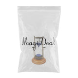Maxbell 30Min Hourglass Rotating Sand Timer for Cooking Yoga Reading Alloy-tone Blue - Aladdin Shoppers