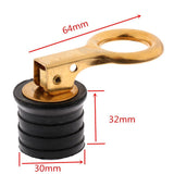 Maxbell 30mm Outer Diameter Rubber Brass Snap Flip Style Boat Hull Livewell Drain Plug - Aladdin Shoppers