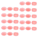 Maxbell 30pcs 1/6 Dollhouse Miniature Plastic Plates Set Tableware Accessories Pink - Aladdin Shoppers