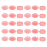 Maxbell 30pcs 1/6 Dollhouse Miniature Plastic Plates Set Tableware Accessories Pink - Aladdin Shoppers